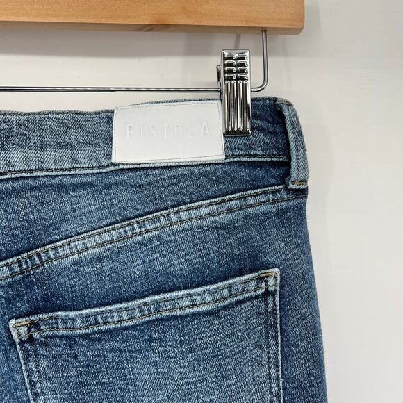 Pistola Munroe High Rise Cropped Cigarette Take a Walk Jeans Women's 30 Blue - Picture 5 of 10